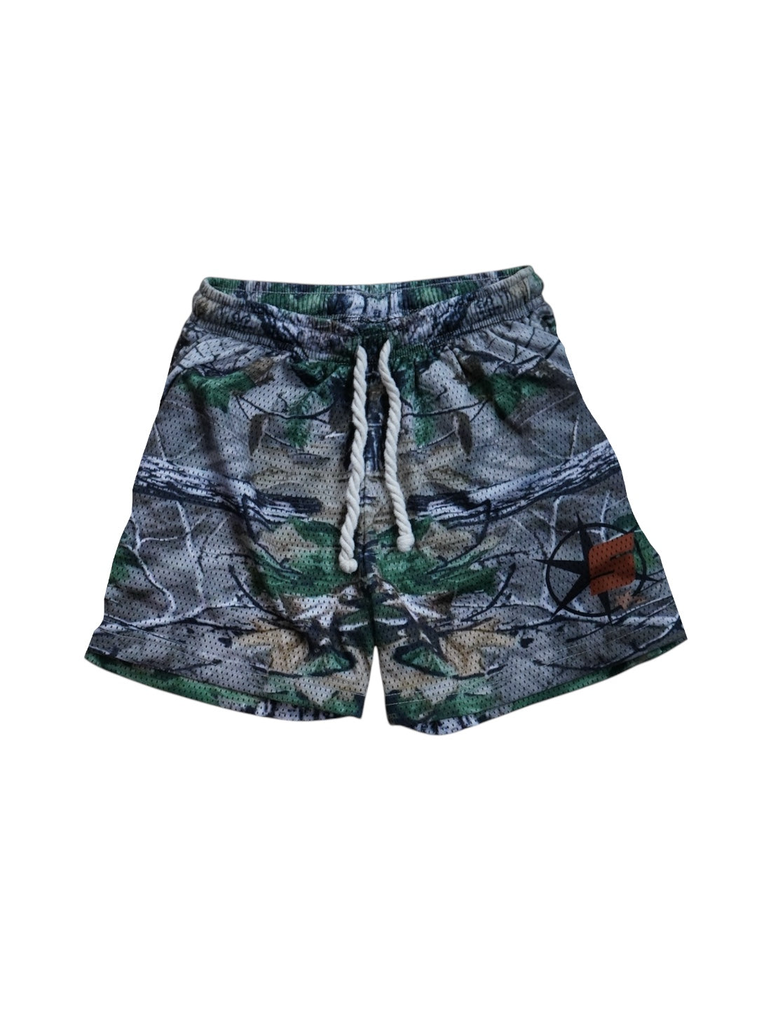 Swgy camo mesh shorts
