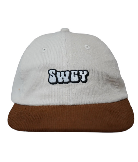 Swgy Brown and Cream  Corduroy Hat - Trending