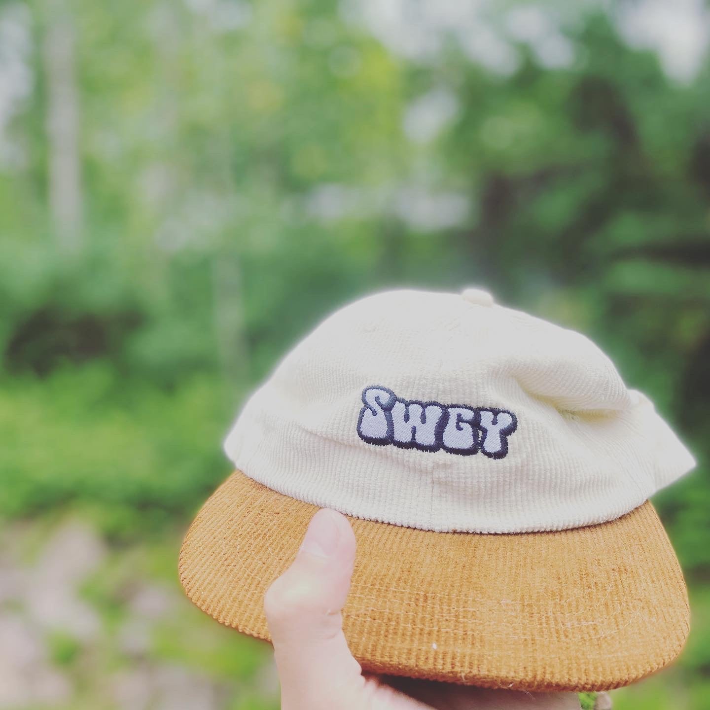 Brown and Tan SWGY Corduroy Hat - Trending